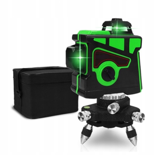Krížový laser - Vyrovnanie krížového lasera 3D 360 zelená