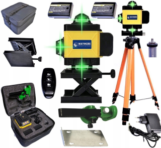 Krížový laser - Laserová úroveň 360 ° 4D 16 LINE TRIBOT Diaľkové ovládanie