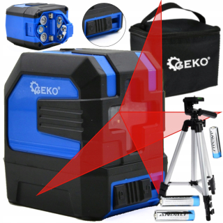 Krížový laser - LASER LEVEL CROSS LASER + GEKO TRIPOD
