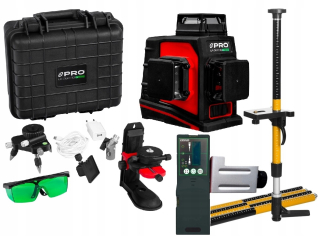 Krížový laser - PRO LK-360.3DG DETEKTOR POLE laseru