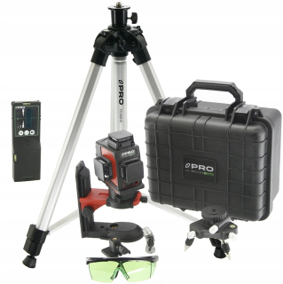 Krížový laser - Pro lietadlo laser 3x360 LK-360.3dg + TR66 + DET