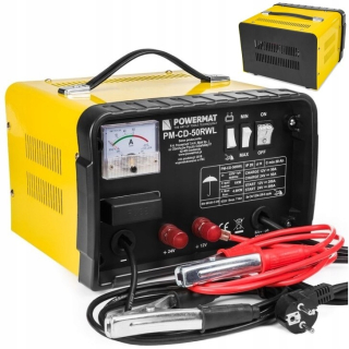 Autonabíjačka - Usmerňovač batérie s počiatkom 12V / 24V 200A