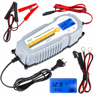 Autonabíjačka - Elektronická nabíjačka 12V 24V 10A LCD nabíjačka