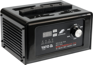 Elektronický usmerňovač 12/24v 15a s funkciou pomocného štartovania YT-83051
