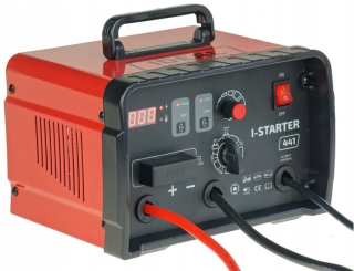 Invertorový usmerňovač IDEAL I-STARTER 441 na spoplatnenie 12 a 24 Voltové batérie majú štartovaciu