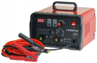Invertorový usmerňovač IDEAL I-STARTER 641 na spoplatnenie 12 a 24 Voltové batérie majú štartovaciu