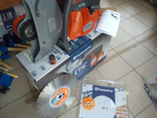 Píla na - Fréza HUSQVARNA K 770 + DISK 350 Z RUKY