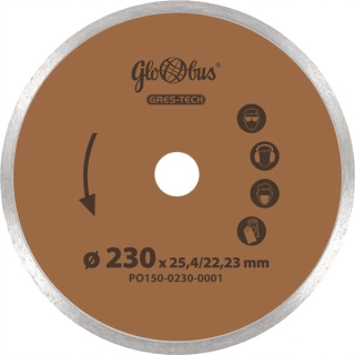 Diamantová píla Gres-Tech 230x25.4 Globe