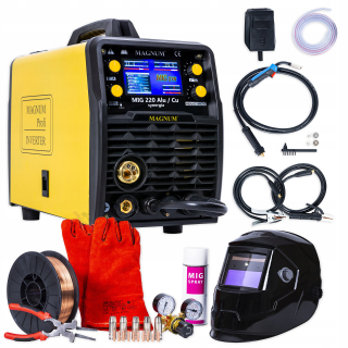 Zváračka - MIG / MAG 220 ALU / CU LCD TIG Zváracie zariadenie