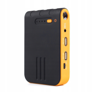 Autonabíjačka - Spustenie powerbanky 8800mAh 2A čierna oranžová