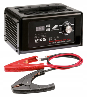 Autonabíjačka - Usmerňovač 12-24 V YATO YT-83051 10-300AH 15 A