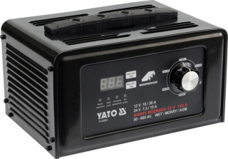 Elektronický usmerňovač 12/24 V 15 A s funkciou pomocného štartovania