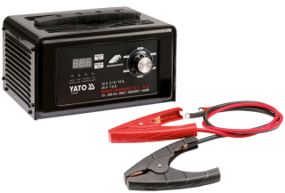 Autonabíjačka - Elektronický usmerňovač 12V 24V 15A Spustenie Yato