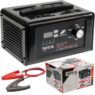 Autonabíjačka - Elektronický usmerňovač s ručením tlačidla YT-83051