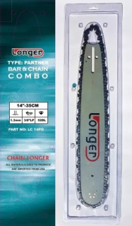 Píla - Lišta 14 "+ reťaz 3/8 1,3 mm 52og USA