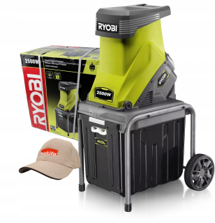 Drvič, štiepkovač - Drvič konárov 2500W RYOBI RSH2545B + MAKITA