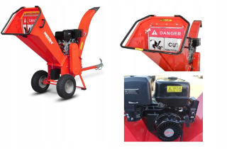 Drvič, štiepkovač - ŠROTOVAČ SPALOVACIEHO ZARIADENIA HECHT 6642 VÝKONNÝ 15 HP