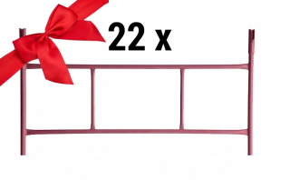 Lešenie WARSZAWSKIE lešenie set 22 rámov