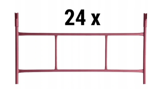 Lešenie WARSZAWSKIE lešenie set 24 rámov