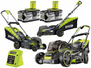 Kosačka elektrická - AKUMULÁTOROVÁ kosačka RYOBI RLM18X41H240 2x4,0Ah