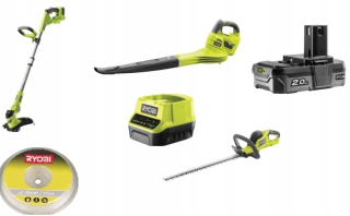 Krovinorez - RYOBI RLT1831H20F + OHT1850H + OBL1820h