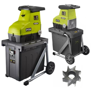 Drvič, štiepkovač - RYOBI SHREDDER 45mm FRÉZOVANÝ 3000W
