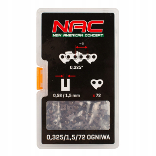 Originálna reťaz NAC 18' 325 / 1,5mm 72 článkov