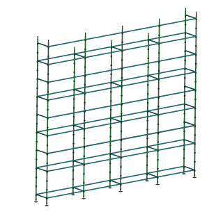 Lešenie - Klinové lešenie na vianočný stromček 100m2, podstavec GALVANIZOVANÝ