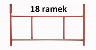 Lešenie - Lešenie Varšavské lešenie - sada 18 rámov