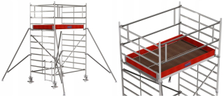 Lešenie - Lešenie 2,00 x 1,50 KRAUSE STABILO 5000 4,30 m