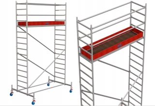 Lešenie - Lešenie 2,50 x 0,75 m KRAUSE STABILO 10 5,40 m