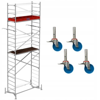 Lešenie - ClimTec KRAUSE 7M hliníkové lešenie + ROLETY