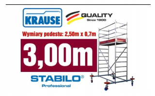 Lešenie - Hliníkové lešenie KRAUSE Stabilo 10 - 3,00m
