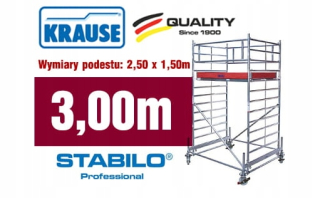 Lešenie - Hliníkové lešenie KRAUSE Stabilo 50 - 3,00m