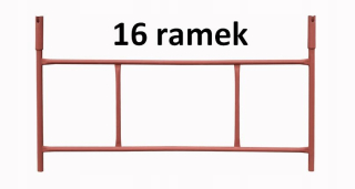 Sada 16 rámov varšavského lešenia priamo od výrobcu