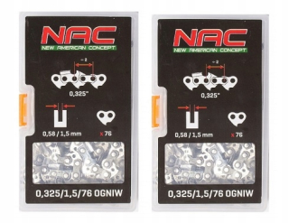 Nac Chain Set 50 cm/20" 325' /1,5 mm 76 UZNESENIE (2 (MUSIC HRÁ)