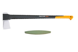 Sekera Fiskars X27 - XXL štiepacia + brúska ZADARMO