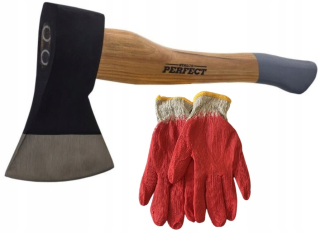 TRADIČNÁ SEKERA 1250 g STALCO PERFECT + ZADARMO Upírske rukavice