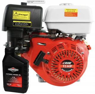 Motor - SPALOVACÍ MOTOR 15KM OHV Hriadeľ 25,4mm OLEJOVÝ VERKE