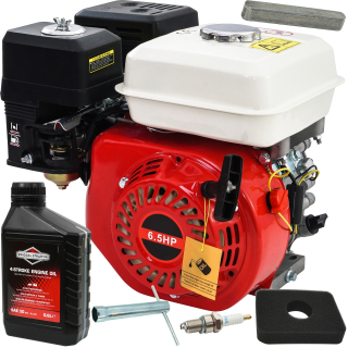 Motor - SPALOVACÍ MOTOR 6,5 HP KOMPAKTNÉ STROJOVÉ ČERPADLO 19mm OL
