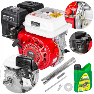Motor - SPALOVACÍ MOTOR AGREGÁT RAMMERA 7,0 HP OHV 19MM