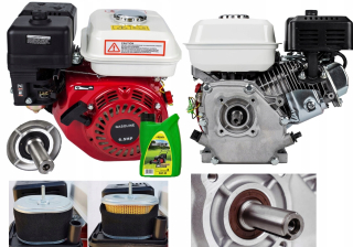 Vibračná doska - SPALOVACÍ MOTOR GX160 6,5KM OHV 20MM + OLEJ
