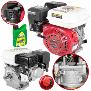 Motor - Spaľovací motor 6,5 HP pre lis na naftu s priemerom 19 mm
