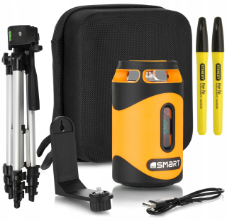 Krížový laser - SMART365 360 ° LASER ZELENÝ + TRIPOD + STANLEY ZNAČKY