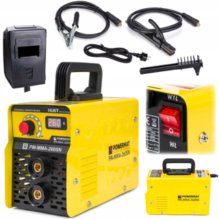 Zvárací invertor - Anti Stick LCD 260 MMA IGBT Inverter Welder