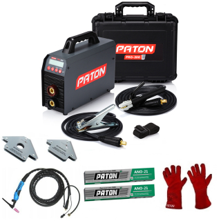 Zváračka - MMA Tig Paton 200A Pro Set Inverter Welder