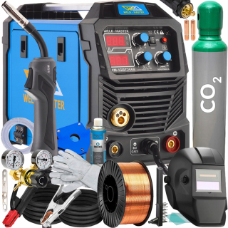 Zváračka - ZVÁRACÍ STROJ MIGOMAT MIG MAG MMA 250A 3v1 + KD KIT