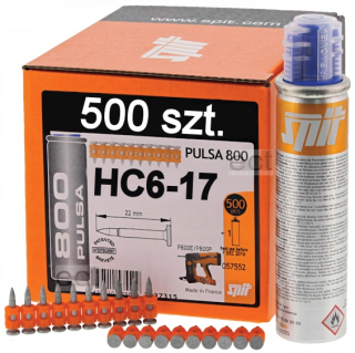Klince HC6-17 + plynový špiča