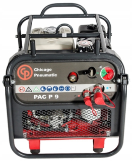 Benzínový hydraulický agregát - HYDRAULICKÁ STANICA CHICAGO PNEUMATIC PAC P9 20L.