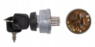 Spínač zapaľovania kosačky - Husqvarna LT 100 120 125 LTH Tractor Ignition